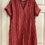 Faherty Women's Red Sanibel Basketweave Dress Photo 0