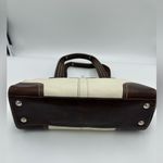 Vintage Coach Hamilton Shoulder Bag Off white and Brown Photo 5