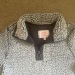 Cozy Sherpa Pull-Over Quarter Zip Sweat Shirt Photo 1