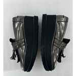 Stuart Weitzman  Loafers Shoes Platform Chunky Y2K Metallic Size 8.5 M Grey​​​ Photo 12
