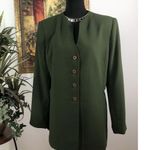 Le Suit Collections For Women Jacket 4 Buttons Front Office Siren Preppy Sz 14 Photo 0