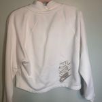 Nike White Fleece Pullover Photo 3