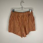 Urban Renewal  Remnants Rainbow Striped Linen High Rise 90’s Short Women’s Sz L Photo 3