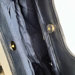 Ashneil Vintage Elegant Navy soft Leather Handbag Blue Photo 2