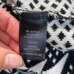 Gianni Bini  long sleeve black and white jacquard mini dress Photo 4