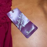 Chic Lace Trim Red Chemise Photo 1