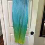 Amazon  Blue and Green Gradient Dress Photo 2