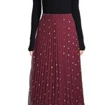 Jason Wu  Pleated Polka-Dot Midi Skirt 4 Photo 0