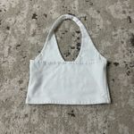Brandy Melville  White Halter Top One Size Photo 1