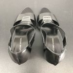 Costume National Leather Round Toe PVC Cutout Heeled Sandals Size 8 Photo 7