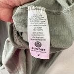 Sundry  Spaghetti Strap Jumpsuit Olive Green Jogger Cuffs Anthropologie Casual XS Photo 10