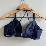 Athleta Navy Prism Back Bikini Top Swimsuit Size Large Photo 4