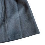 Ann Taylor Grey Fringe Sleeveless Sheath Dress Soft Fitted Wool Size 8P Women's Photo 9