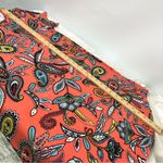 Brooks Bobbie  women’s size 1x paisley floral knee length coral dress Photo 4