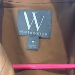 Worthington NWT  Brown Sleeveless collared belted (trench like) Dress Medium Photo 1