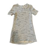 BCBGeneration Womens Shift Dress size XS Black Knit Textured Striped Photo 2