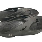 OOFOS – Unisex OOriginal – Post Exercise Active Sport Recovery Thong Sandal Black Size 10 Photo 6