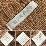 Blue Fish Vintage Wool Handmade Patch Sweater Tunic Brown Sz 3 Photo 12