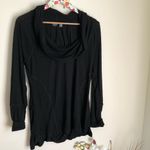 Zella black cowl neck long sleeve pullover Photo 3