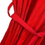 Blis Red Lace Trim Lightweight Robe Medium New Photo 1