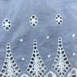 Joie Josepe Halter Top Size S Chambray Embroidered Photo 8