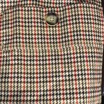 CAbi Houndstooth Sherlock Jacket w Tie Waste Belt Sz Large NWT Photo 6