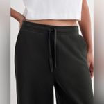 Everlane  Luxe Fleece Wide-Leg Sweatpant in Black, Size Large Photo 1