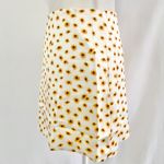 We Wore What New Daisy Print Floral Mini Slip Skirt Ivory Multi Size Small Photo 11