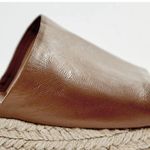 ZARA  PLATFORM WEDGE LEATHER SANDALS Photo 1