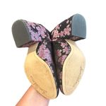 Sam Edelman  TAYE CHERRY BLOSSOM BLACK JACQUARD BROCADE BLOCK HEEL ANKLE BOOTIES Photo 3