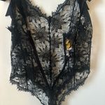 Victoria's Secret Victoria’s Secret Vintage Gold Label Black Lace Bodysuit Lingerie Size Medium Photo 6