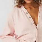 Free People  Summer Daydream Tunic Flamingo Pink Photo 1