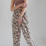 Urban Outfitters NWT  Warm Floral Tie-Cuff Joggers Photo 0