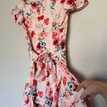 Altar'd State Deep Cut Floral Dress Photo 2