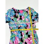 Lilly Pulitzer Women's Mistral Maxi Onyx Jaguar Jungle Dress Multicolor Large Photo 8
