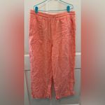 Athleta Retreat Linen High Rise Wide Leg Pant 14 Petite Photo 1