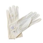 Vintage New Frontier Wedding Dress Dress Size 15 White Lace Made in USA Size M Photo 15