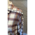 Jachs Girlfriend Tartan Plaid Flannel Shirt Women Med Button Up Outdoors Casual Photo 7