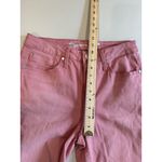 Seven7 Jeans Womens 10 Pink Raw Hem Mid Rise Ankle Skinny Preppy Stretch Travel Photo 4