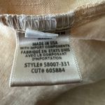 Cloth & Stone Sleeveless Button Front Shirt Dress Tan Linen Blend Size S Photo 8