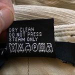 Etcetera cream/tan cuffed dressy shirts size 2 Photo 3