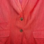✨J. Crew Schoolboy Blazer Soft Rumpled Harringbone Women's Coral Pink 4 Classic Red Photo 4