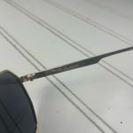 Unisex Gold Frame Black Lens Geometric Sunglasses Photo 4