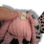 UGG  Boot Socks Women's Medium Large Pink Leopard Fuzzy Lined Cozy Slippers Photo 4