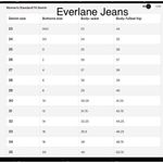 Everlane NWT  The Curvy High Rise Skinny Ankle Jean High Stretch 25 0 Blk #3024 Photo 7