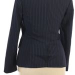 H Hilfiger blue &White pinstripe Wool Blazer Size 12 Photo 9