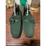 Sam & Libby  Preppy Green Suede Casual Moccasins  Loafers 8 Photo 3
