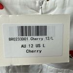 Mika & Gala NEW  Lilywhyt Cherry Print Corset Maxi Dress White Large L NWT Photo 7