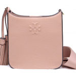 Tory Burch ‎ Thea Pink Moon Web Shoulder Bag Crossbody Purse Messenger Photo 0