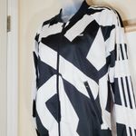 Adidas Bold Age SST Retro Black and White Full Zip Jacket Small Photo 1